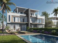 Villa Twin House with Privet pool in El Sheikh Zayed installments