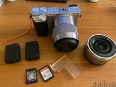 Sony Alpha a6000 Mirrorless Digital Camera  SLR +  Lens 50mm 1.8 0