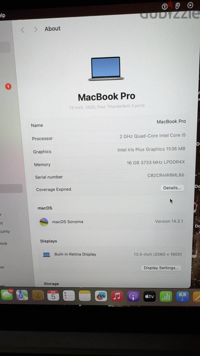Apple MacBook 13 pro 4