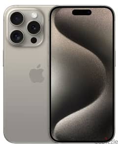 New iPhone 15 pro 256 GB متبرشم تيتانيم