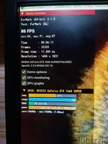 GTX 1660 SUPER 6G DDR6 جديد زيرووووو
إقرأ الوصف كويس 7
