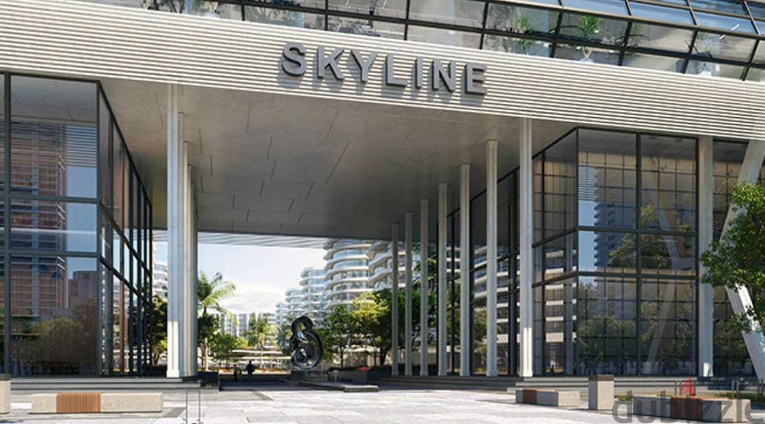 Executive suite 95m for sale in landscape view in Skyline Morshedy 7