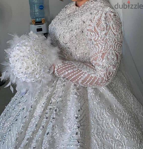 فستان زفاف شغل سوري 2