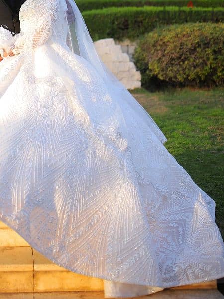فستان زفاف شغل سوري 4