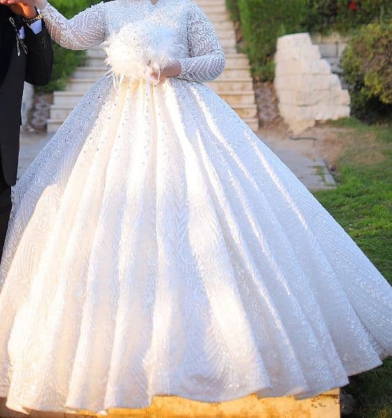 فستان زفاف شغل سوري 5