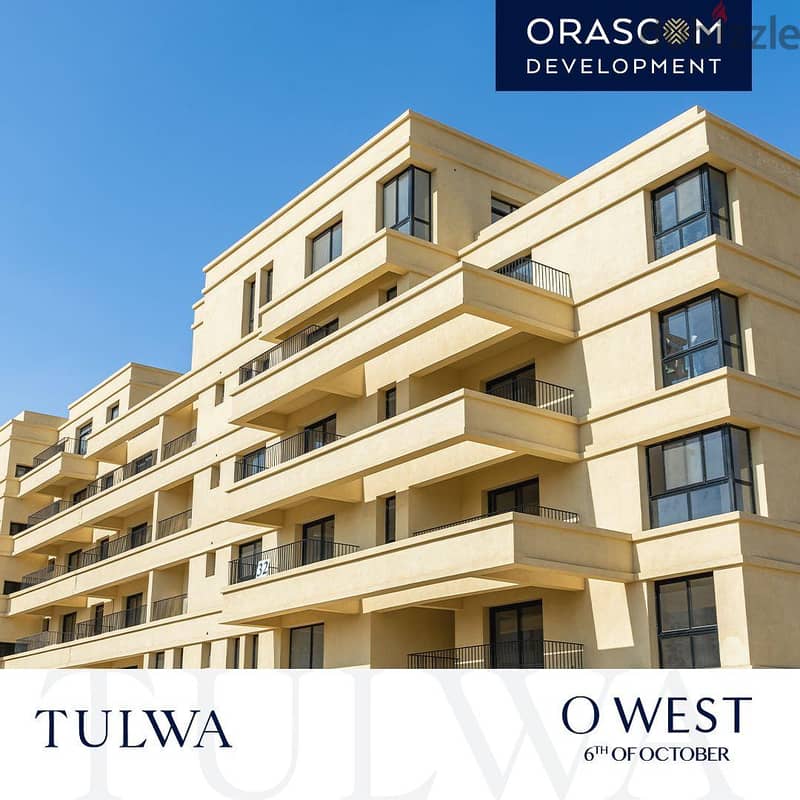 apartment fully finished , ready to move for sale in O WEST compound , orascom 6th october  شقه للبيع متشطب بالكامل استلام فوري في او ويست اوراسكوم 6 0