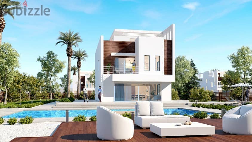 On a high hill. . an independent villa of 315 square meters for sale in installments in Ladera Heights New Zayed 2
