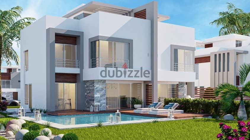 On a high hill. . an independent villa of 315 square meters for sale in installments in Ladera Heights New Zayed 11