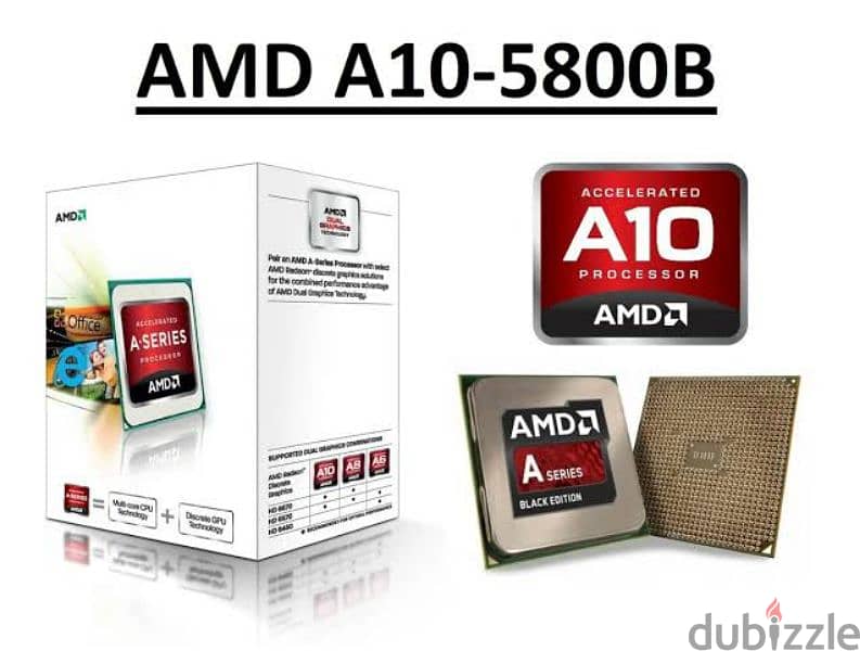 AMD A10-5800B Quad-Core-Prozessor 3,8 - 4,2 GHz, Sockel FM2, 0