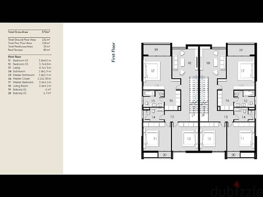 Twin House 375m for rent in Al Burouj 14