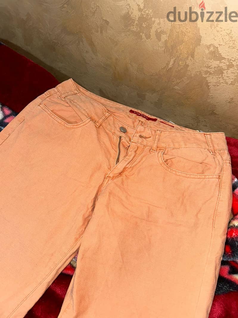 light orange wide-leg trousers 2
