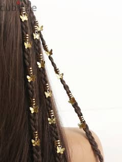 hair clips golden
