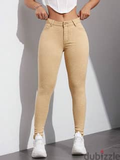 Women's Slim Fit Denim Pants With Pockets 0