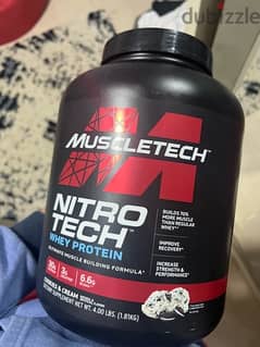 NITRO TECH WHEY PROTEIN used only 7 scope