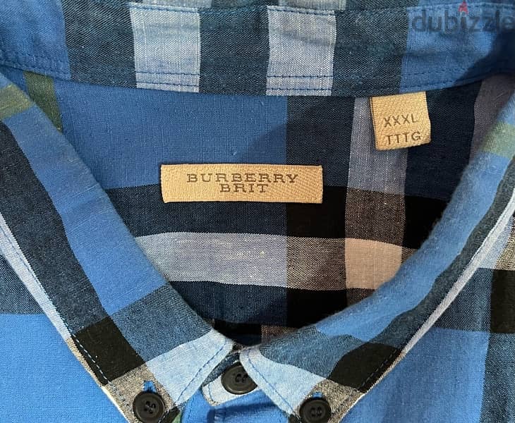 Burberry shirt for men - قميص بيربري أصلي 1