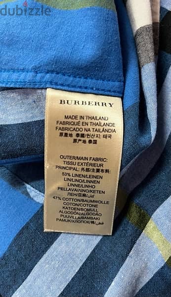 Burberry shirt for men - قميص بيربري أصلي 4