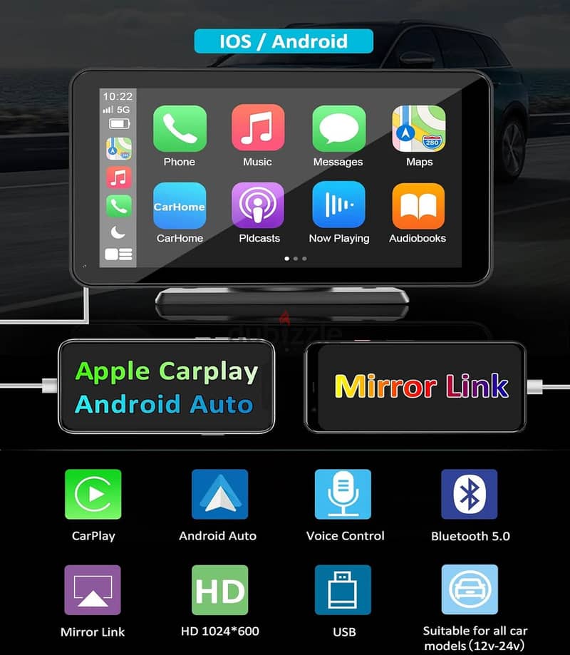 CarlinKit USB Wireless CarPlay Dongle Wired Android Auto 1