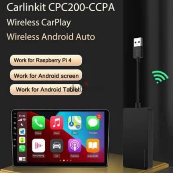 CarlinKit USB Wireless CarPlay Dongle Wired Android Auto 3