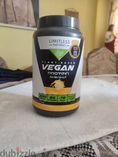limitless vegan protein banana flavor + مفاجاه هديه