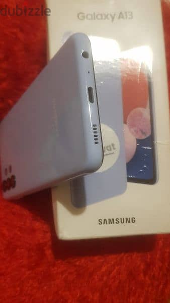 samsung A13 128g like new  baby blue  with box and charger 2
