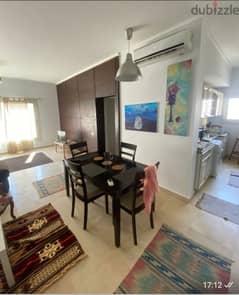 lowest price for one bedroom apartment (studio) for rent in the village palm hills شقة ستديو للايجار مفروش بكمبوند ذا فيلدج بالم هيلز