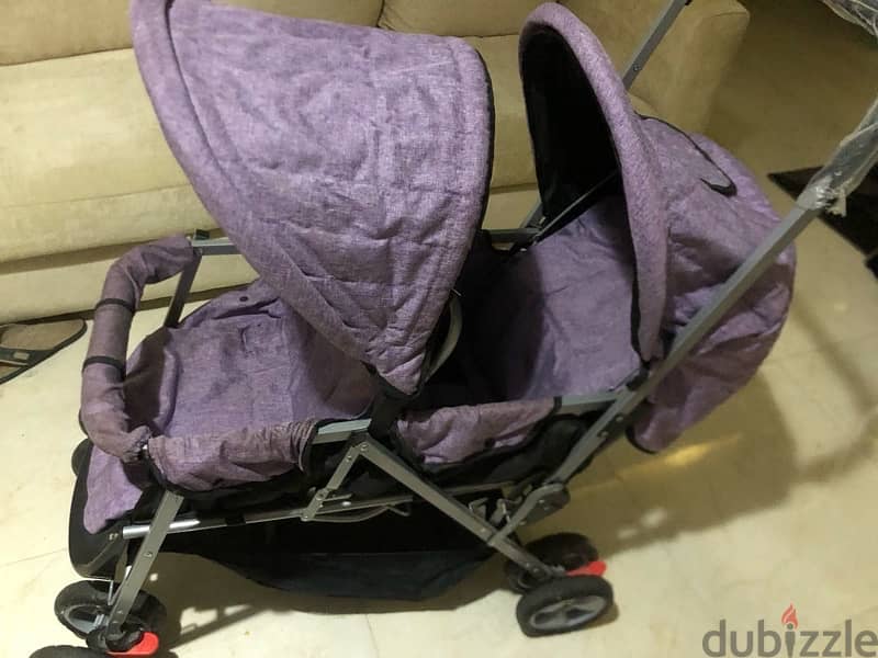 twin baby stroller عربه اطفال تؤام 1