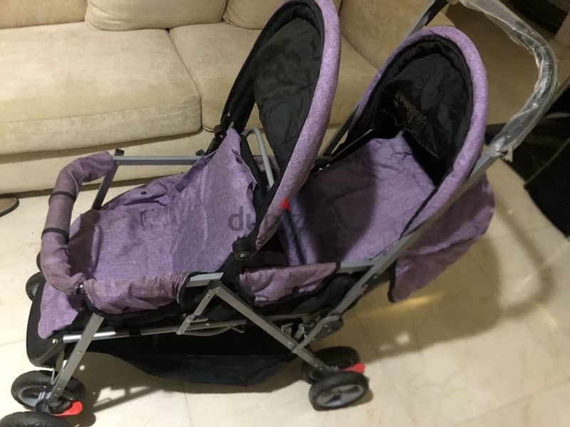 twin baby stroller عربه اطفال تؤام 2