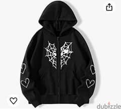 heart spider hoodie! unisex!