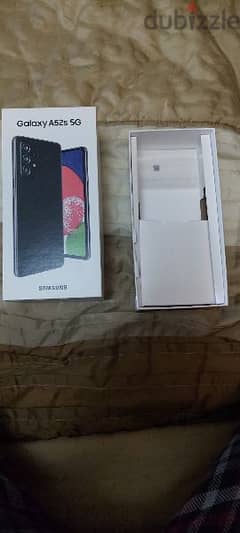 samsung galaxy a52s 5g with charger and box