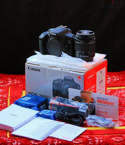 Canon 2000D Shutter 0 New بالبوكس جديد 5