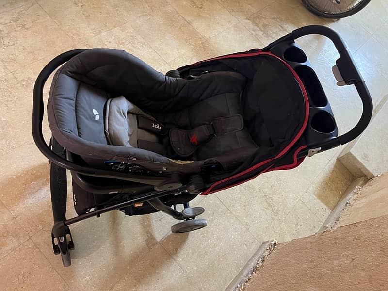 joli baby stroller + car seat… استرولر اطفال جولي 3