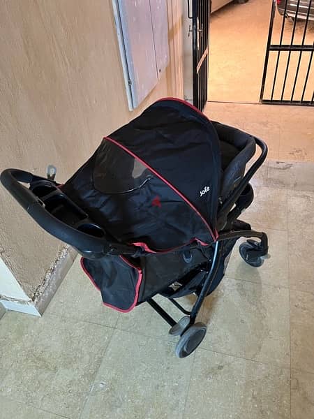 joli baby stroller + car seat… استرولر اطفال جولي 4
