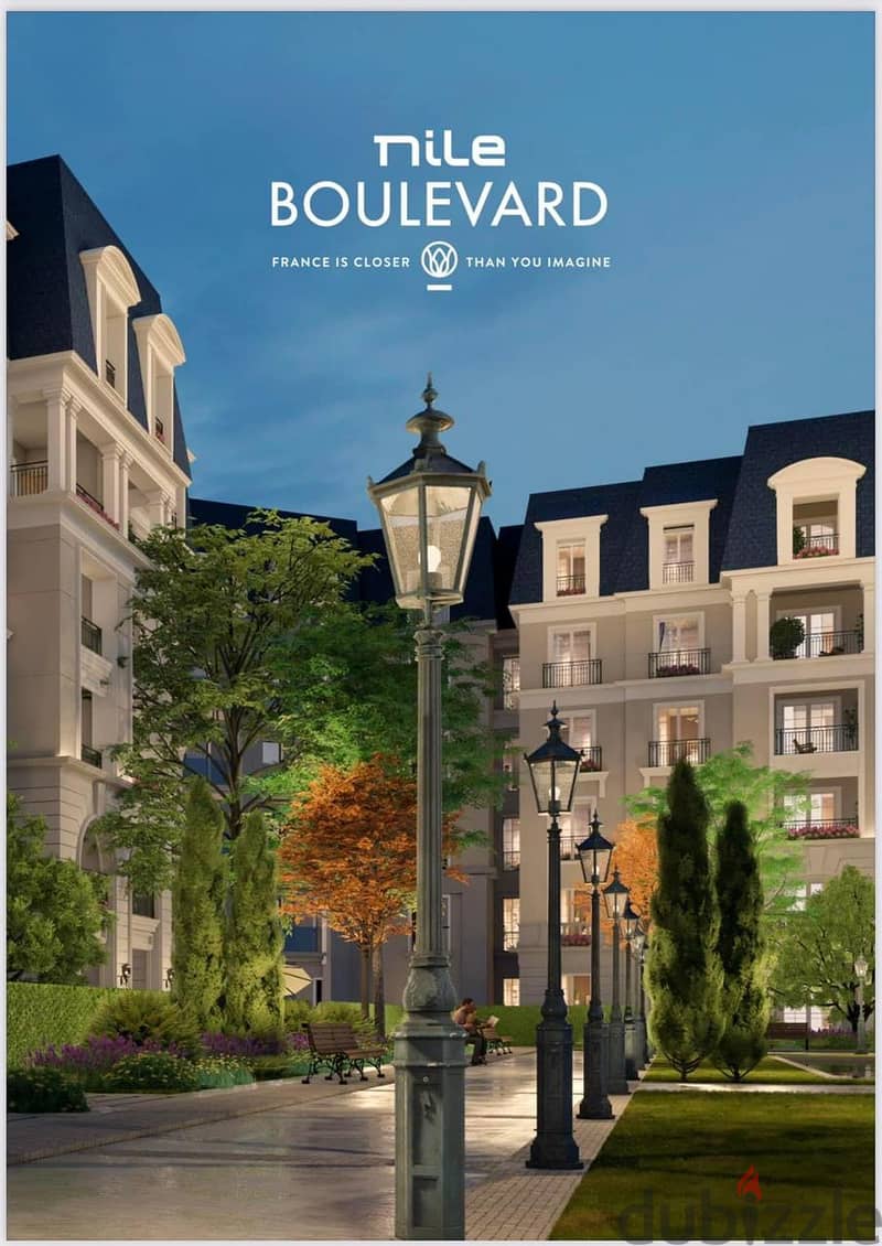 للبيع شقة غرفتين تشطيب كامل Nile Boulevard نايل بوليفارد التجمع الخامس 3
