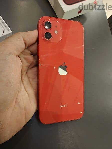 iPhone 12 ايفون ١٢ احمر ٢٥٦ 6
