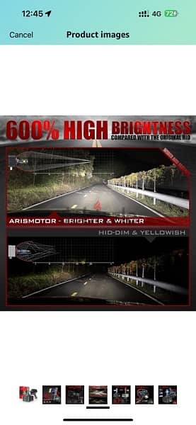 ARISMOTOR D3S D3R LED Headlight Bulbs, 120W 20000LM High Power 6500K 3