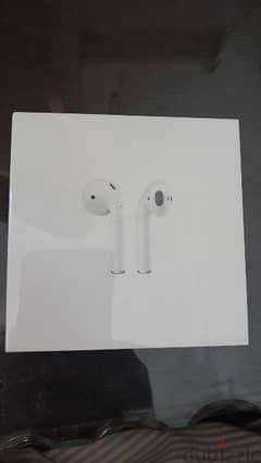 Apple Airpods 2nd generation - Brand New (Sealed) متبرشمة