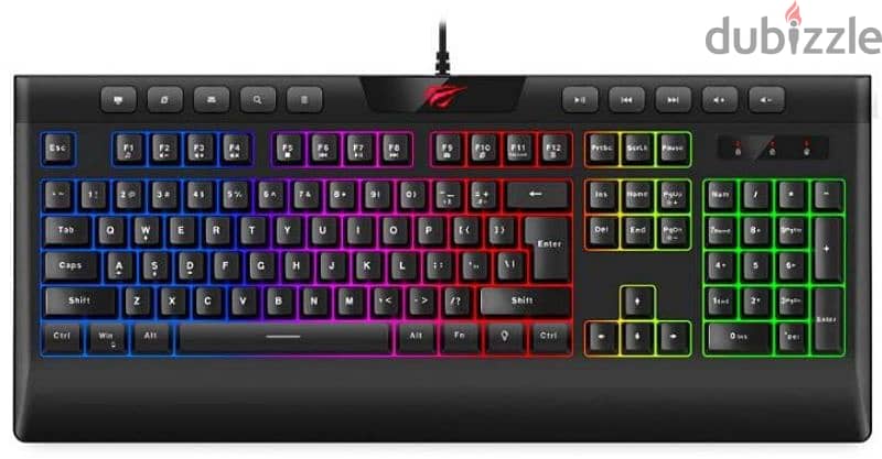 keyboard gaming (من شركتhavet) مع الاوان RGB 2