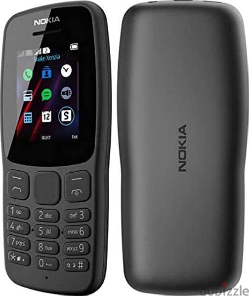 Nokia 106 Dual sim+ساعه تاتش اسود شيك جدا 3