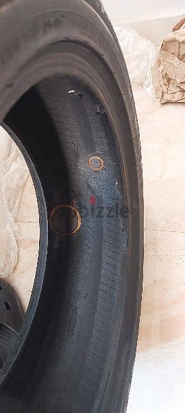 كاوتش مستعمل للبيع 225/50 R17 4