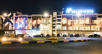 Restaurant for sale for 5 million in Value Shorouk Mall, in front of Dar Misr and next to Shorouk, immediate delivery. The mall is already operational