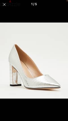 new heels from Zaha brand from dubai (silver) 0