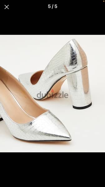 new heels from Zaha brand from dubai (silver) 2