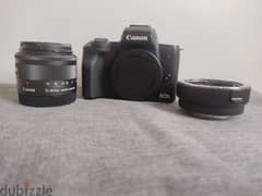 Canon M50 with adapter 0