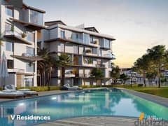 Apartment 199 m with Garden for sale with installments at V Residence - NEW CAIRO 0