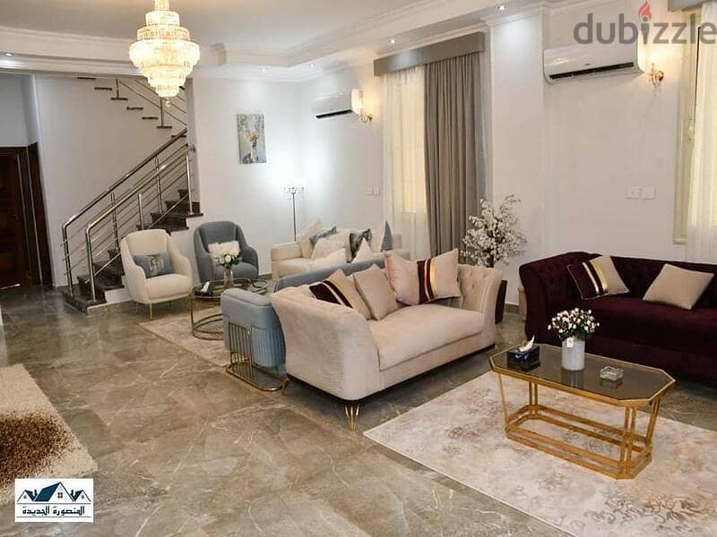 Finished villa in Zahya, New Mansoura, less than its price zahya فيلا من المالك 400م بفيو مفتوح علي البحر 10