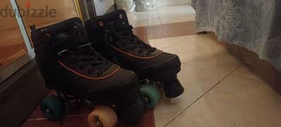 kids' roller skates quad 100 size 37