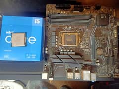 Processor i5 th11and Motherboard  Gigabyte  b560