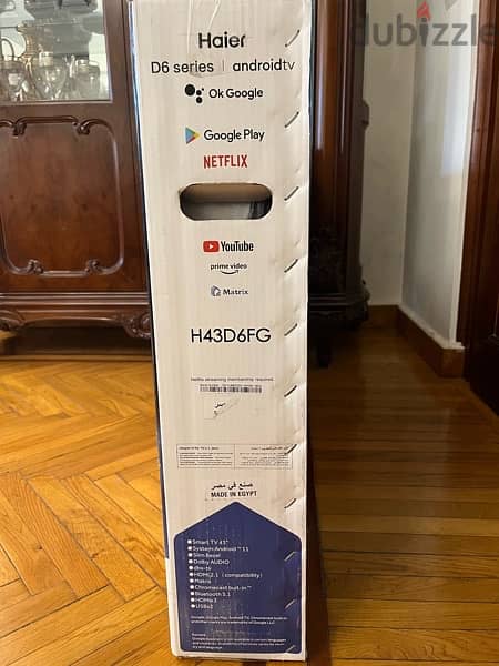 New and Sealed Haier D6 Series 43 Inch-Smart 2