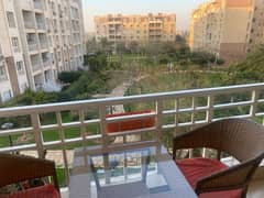 Furnished apartment for rent in Madinaty, 83 meters in B7 View Garden, near services 0