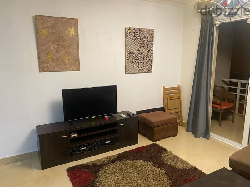 Furnished apartment for rent in Madinaty, 83 meters in B7 View Garden, near services 2